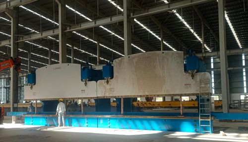 najnowsza sprawa firmy na temat Całkowicie 13m światła linii bieguna obejmują 2-WE67K-1200-6500 tandem prasowy hamulca w Indiach ((KP Green engineering)