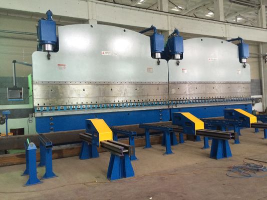 CNC Tandem Hydraulic Press Brake z siłą roboczą 2X1200Ton i długością stołu 2X6250mm dla długiej żywotności