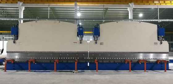CNC Tandem Hydraulic Press Brake z siłą roboczą 320 ton i długością stołu 6000 mm z systemem CNC DELEM DA53T