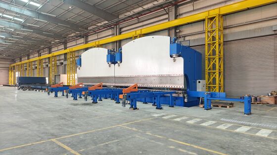 CNC Tandem Hydraulic Press Brake z siłą roboczą 2X1200Ton i długością stołu 2X6250mm dla długiej żywotności