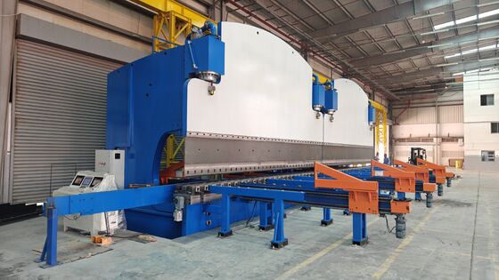 CNC Tandem Hydraulic Press Brake z siłą roboczą 2X1200Ton i długością stołu 2X6250mm dla długiej żywotności