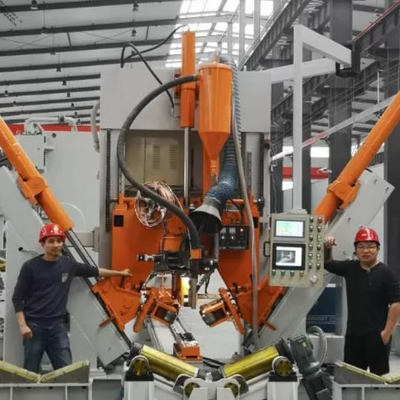 12m Pulse MIG CNC Pole Shut Welding.