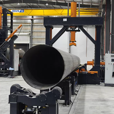 630KN Silna maszyna hydrauliczna do wyprostowywania słupów o długości obróbki 4000 mm i bezprzewodowym zdalnym sterowaniu