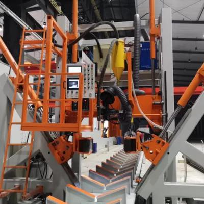 HM2500/14000 14m Automatyczna spawarka CNC do zamykania szwów słupów oświetleniowych Maks. średnica 2500mm