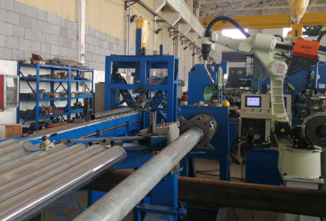 Automatyczna spawarka automatyczna 350 mm 2000 mm do lekkiego słupa